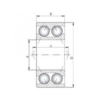 ISO 3204 Rolamentos de esferas de contacto angular