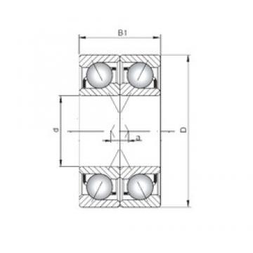 ISO 7218 ADF Rolamentos de esferas de contacto angular