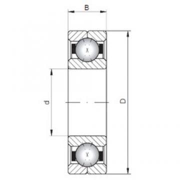 ISO Q1012 Rolamentos de esferas de contacto angular