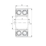 ISO 3203-2RS Rolamentos de esferas de contacto angular